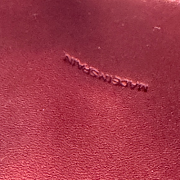 Authentic Cartier Burgundy Leather Coin Pouch with the box and authenticity card - Picture 6 of 8